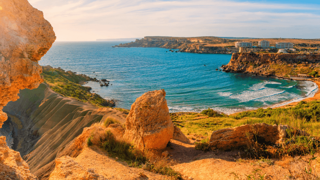 Scogliere di Malta dove fare trekking vista mare